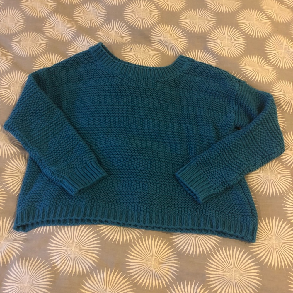 Loft Chunky Knit Cropped Sweater